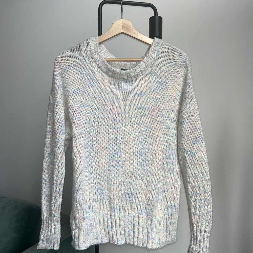 Something Navy Pastel Knit Sweater